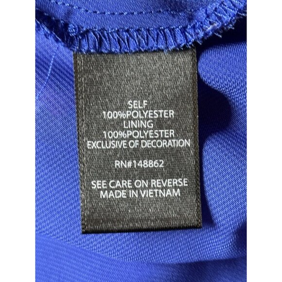 Torrid Blue Floral Peplum Chiffon Dot Lace Inset Top Size 4X Cottagecore Fairy - Picture 7 of 10